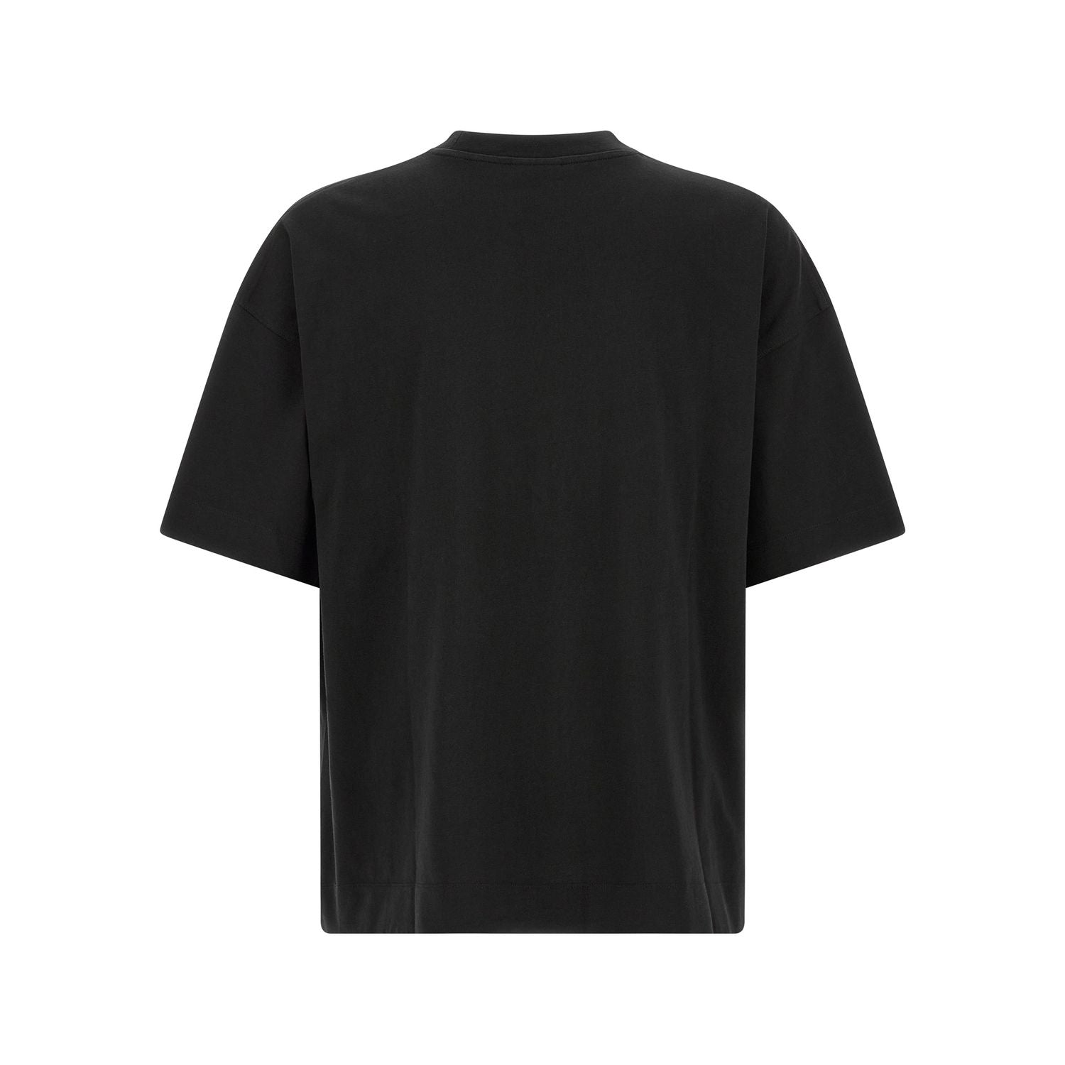 Dries Van Noten Black Cotton T-Shirt