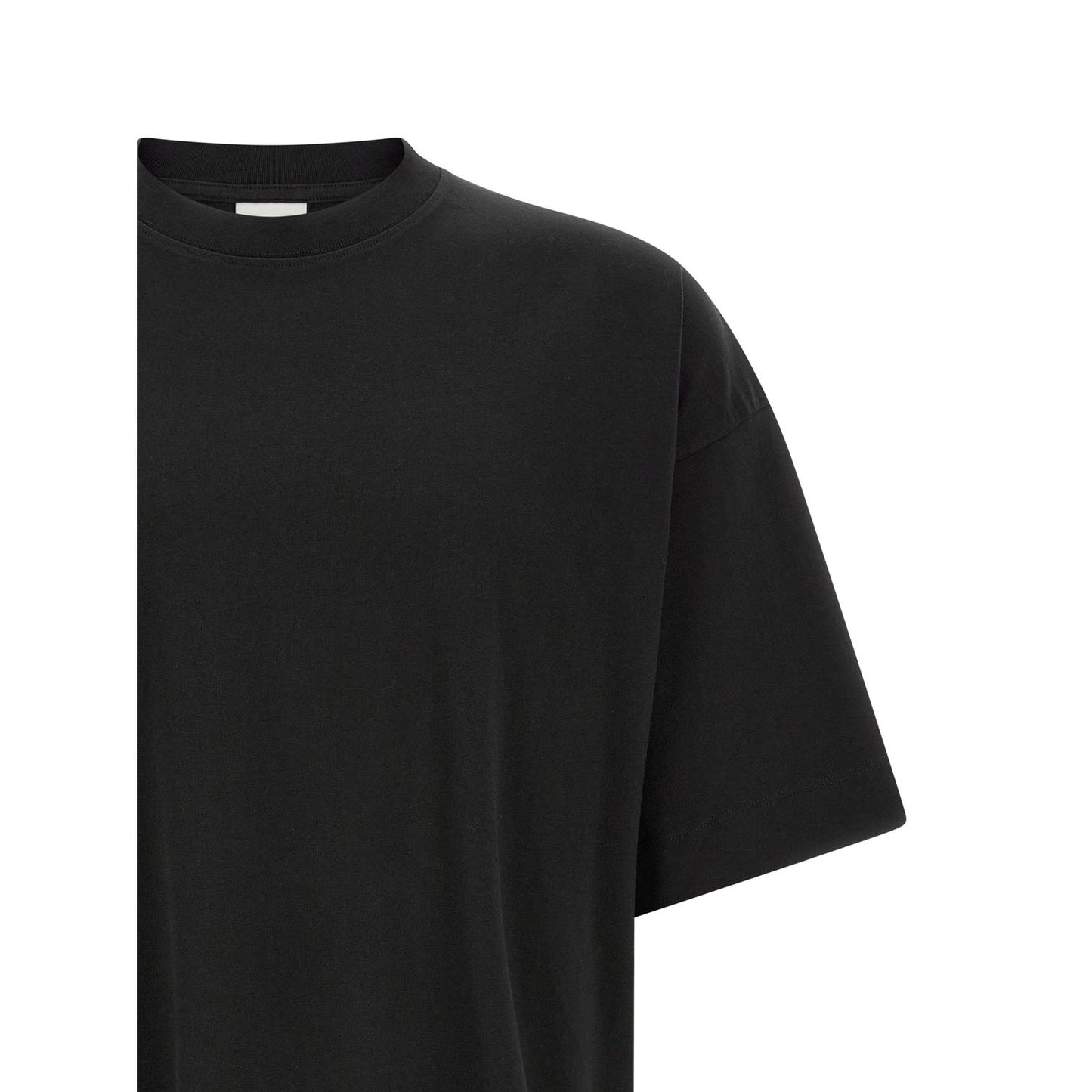 Dries Van Noten Black Cotton T-Shirt