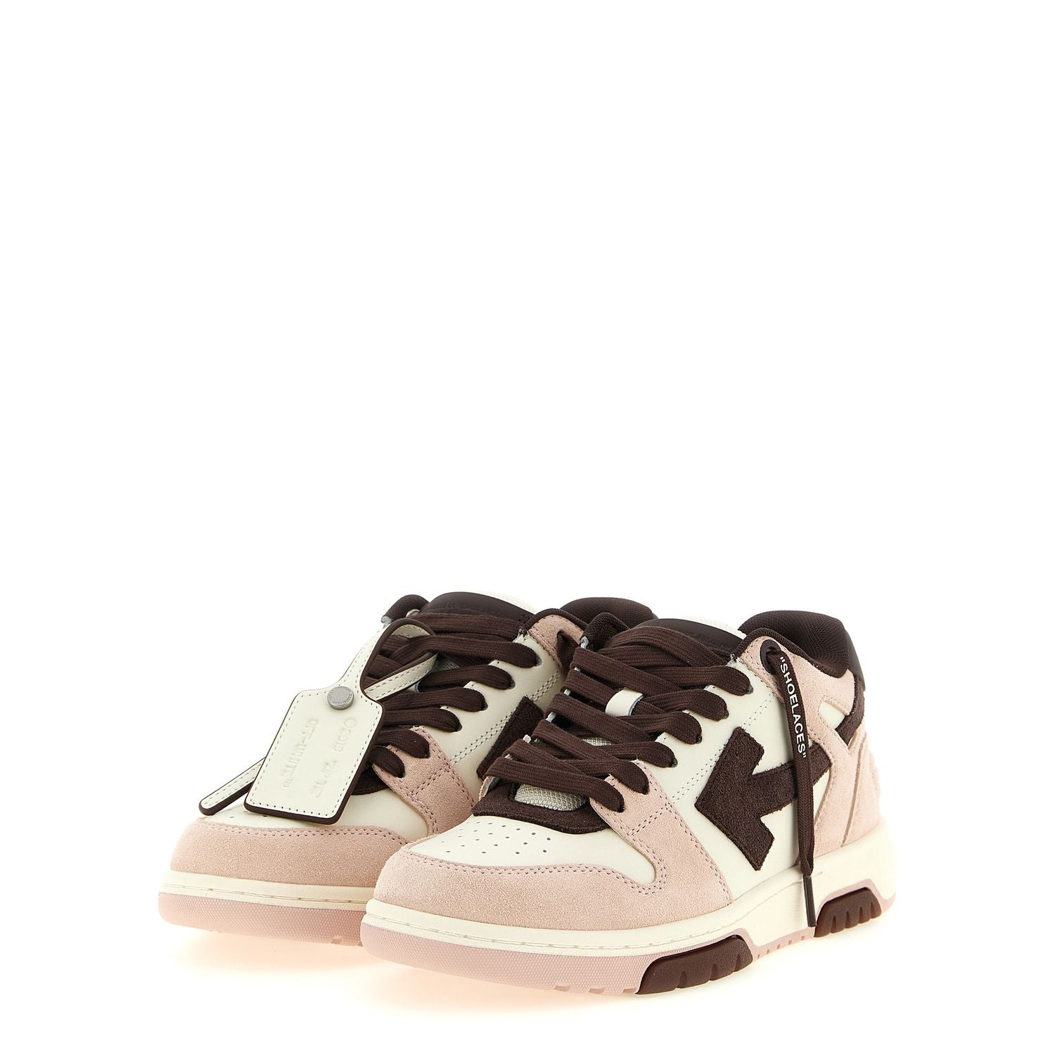 Off-White Multicolor Cowhide Low Top Sneakers
