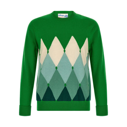 Ballantyne Bicolor Cashmere Cardigan