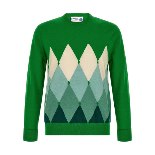 Ballantyne Bicolor Cashmere Cardigan