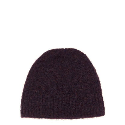 Dries Van Noten Purple Wool Beanie