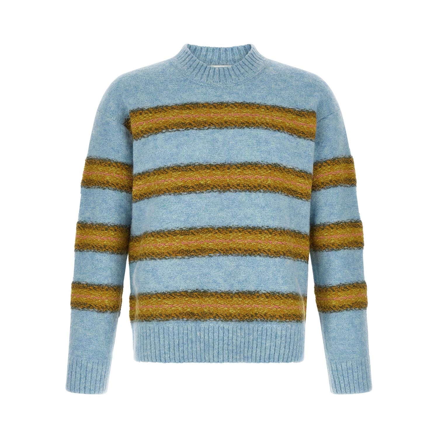 Dries Van Noten Blue Wool Cardigan