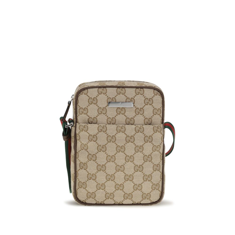 Gucci Beige Fabric Shoulder Bag