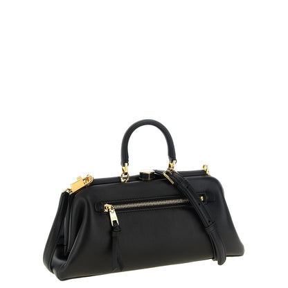 Dolce & Gabbana Black Lamb Leather Handbag