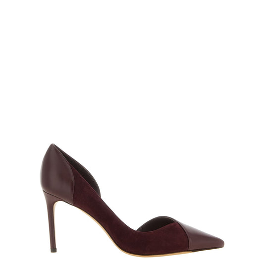 Alexandre Birman Red Calfskin High Heel Pumps