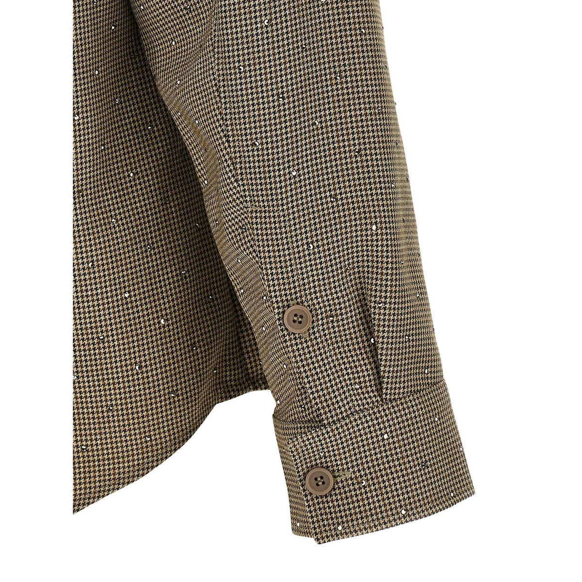P.A.R.O.S.H. Brown Polyester Blouse