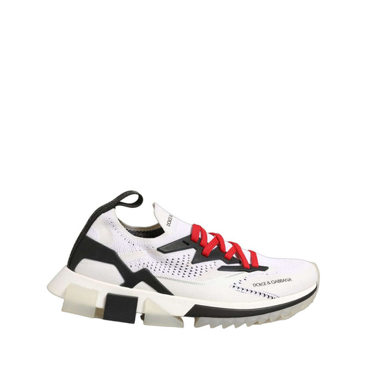 Dolce & Gabbana White SORRENTO Sport Stretch Sneakers Shoes
