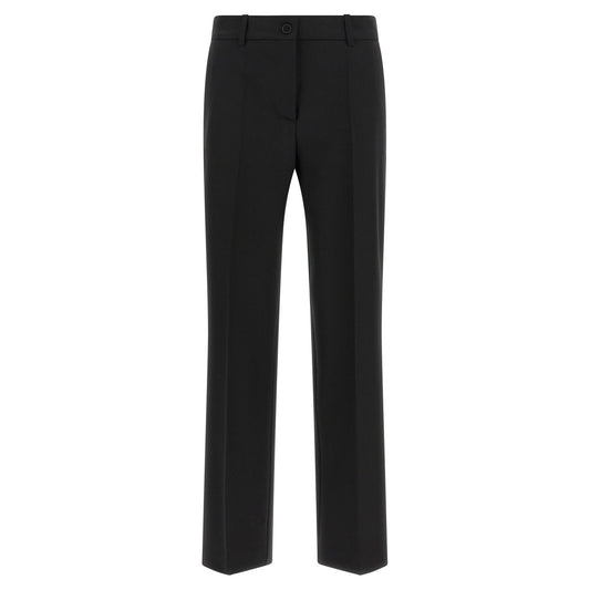 P.A.R.O.S.H. Black Virgin Wool Dress Pants