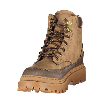 Fila Brown Polyester Mens Sneaker