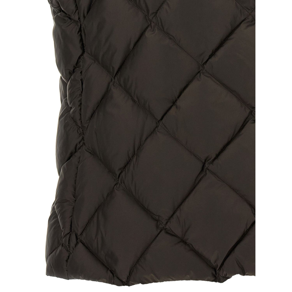 Max Mara Brown Polyester Sleeveless Jacket