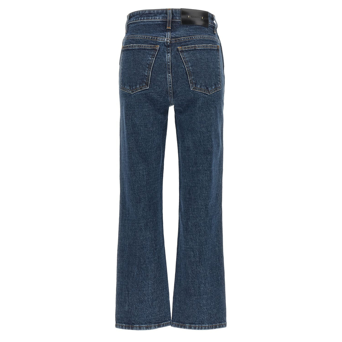Khaite Blue Cotton Flared Jeans