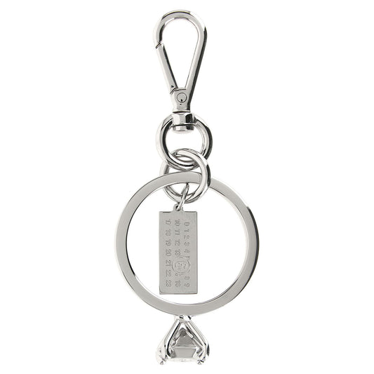 MM6 Maison Margiela Silver Brass Keychain