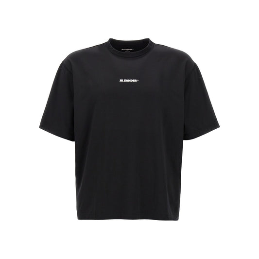Jil Sander Black Polyester T-Shirt