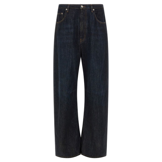 MM6 Maison Margiela Blue Cotton Jeans Denim