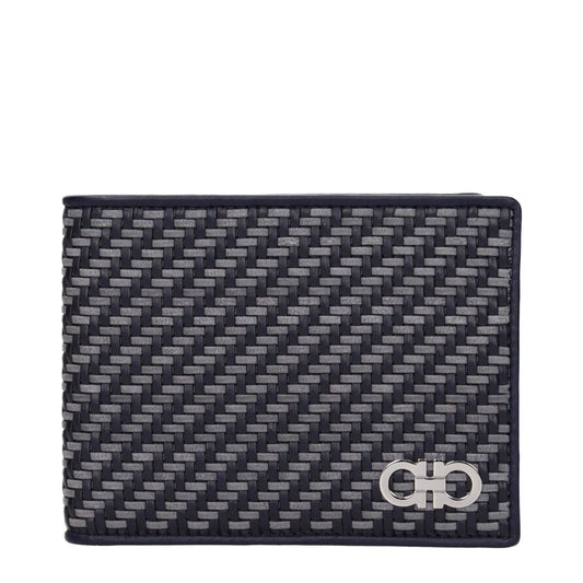 Ferragamo Blue Leather Wallet