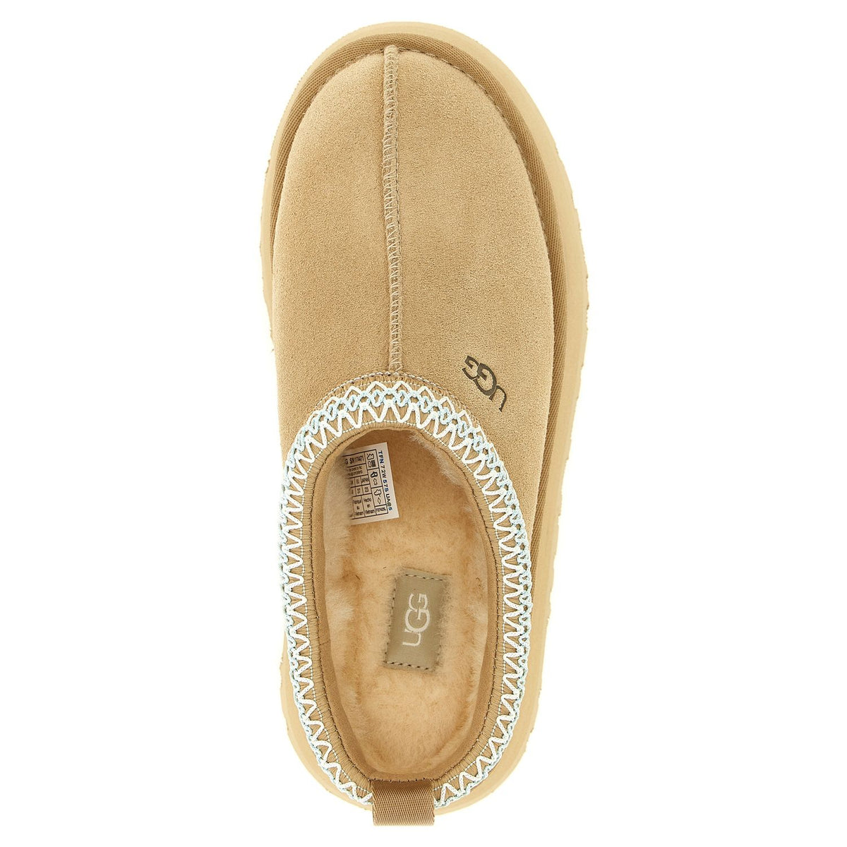 UGG Beige Leather Mules
