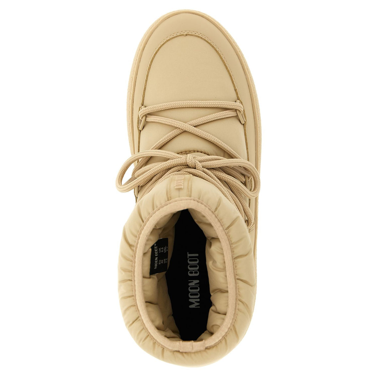 Moon Boot Beige Polyamide Flat Boots