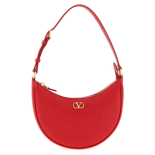 Valentino Garavani Red Calfskin Shoulder Bag