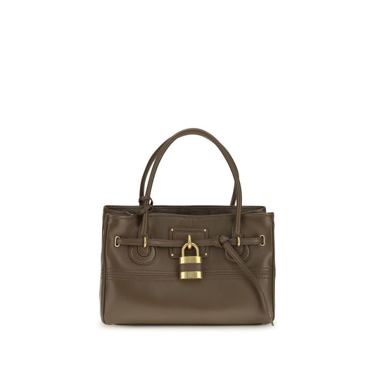 Chloé Brown Buffalo Leather Shoulder Bag