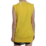 PINK MEMORIES Yellow 100% Cotton Sleeveless Cardigan Top Vest TSH3462-42