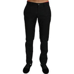 Dolce & Gabbana Black Dress Formal Trouser Mens Wool Pants Jeans & Pants