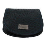 Dolce & Gabbana Blue Exotic Skins Condom Case Holder Pocket Condom Case