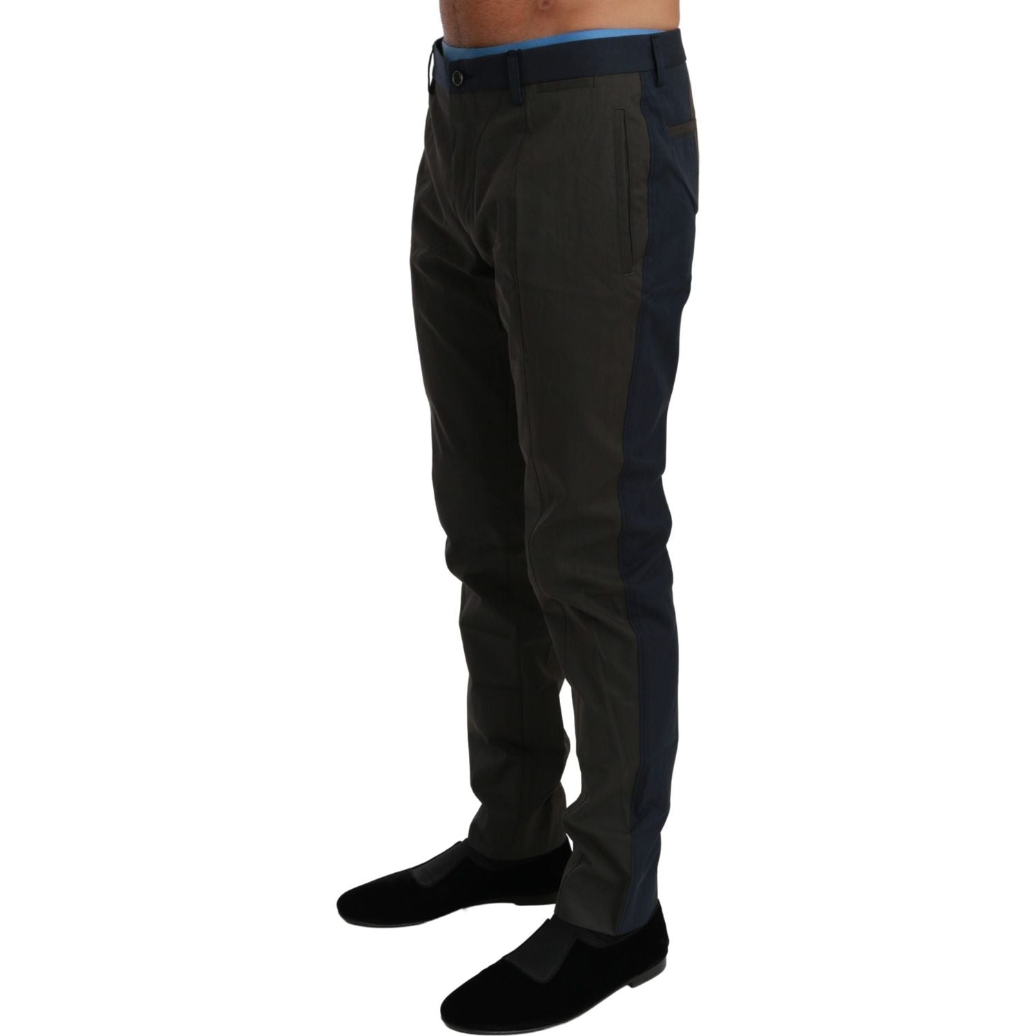 بنطال كاجوال مخطط أنيق بقصّة Slim Fit من Dolce &amp; Gabbana