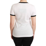 Dolce & Gabbana White YEAR OF THE PIG Top Cotton T-shirt