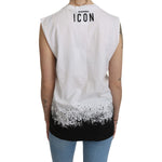 Dsquared² White Sleeveless T-shirt Tank Cotton Top