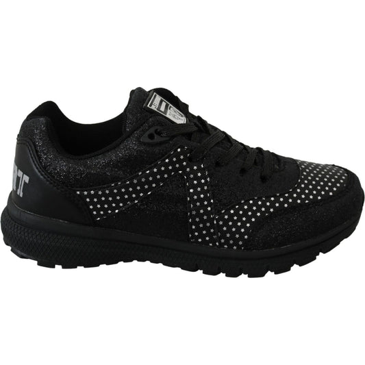 Philipp Plein Black Running Jasmines Sneakers Shoes LA7170-36