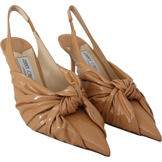 Jimmy Choo Elegant Pointed Toe Leather Pumps 192954014315