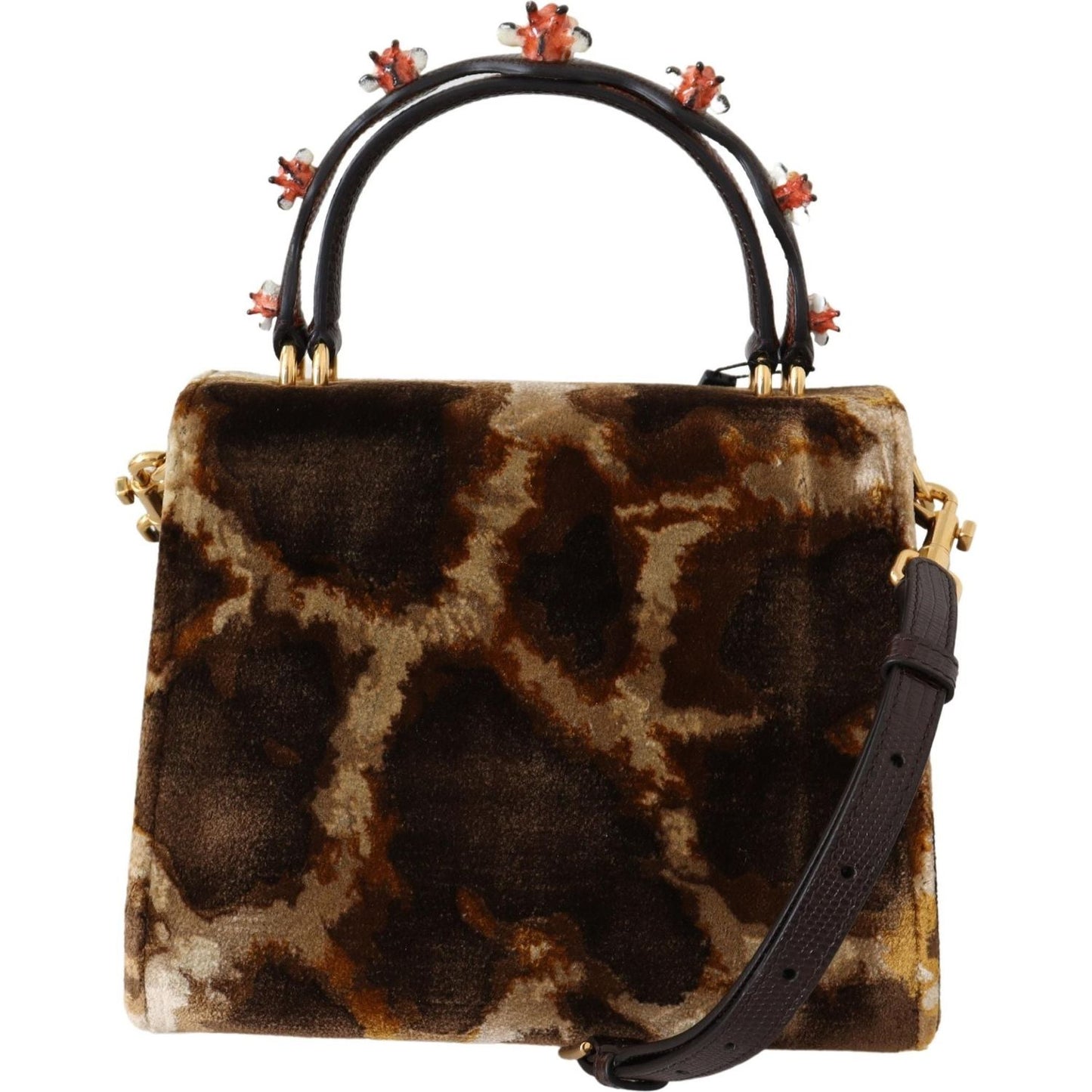 Dolce & Gabbana Brown Giraffe Crossbody Purse Borse WELCOME Purse