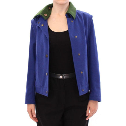 Andrea Incontri Habsburg Blue Green Wool Jacket Coat Coats & Jackets