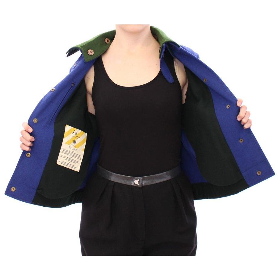 Andrea Incontri Habsburg Blue Green Wool Jacket Coat Coats & Jackets
