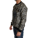 Dolce & Gabbana Multicolor SAMBA Jacquard Palmtree Pullover Sweater