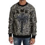 Dolce & Gabbana Multicolor SAMBA Jacquard Palmtree Pullover Sweater