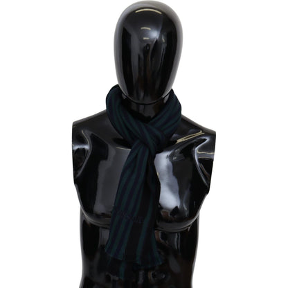 Missoni Multicolor Striped Wool Unisex Neck Wrap Shawl