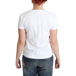 Moschino White Cotton Sunny Milano Print T-shirt TSH5066-46