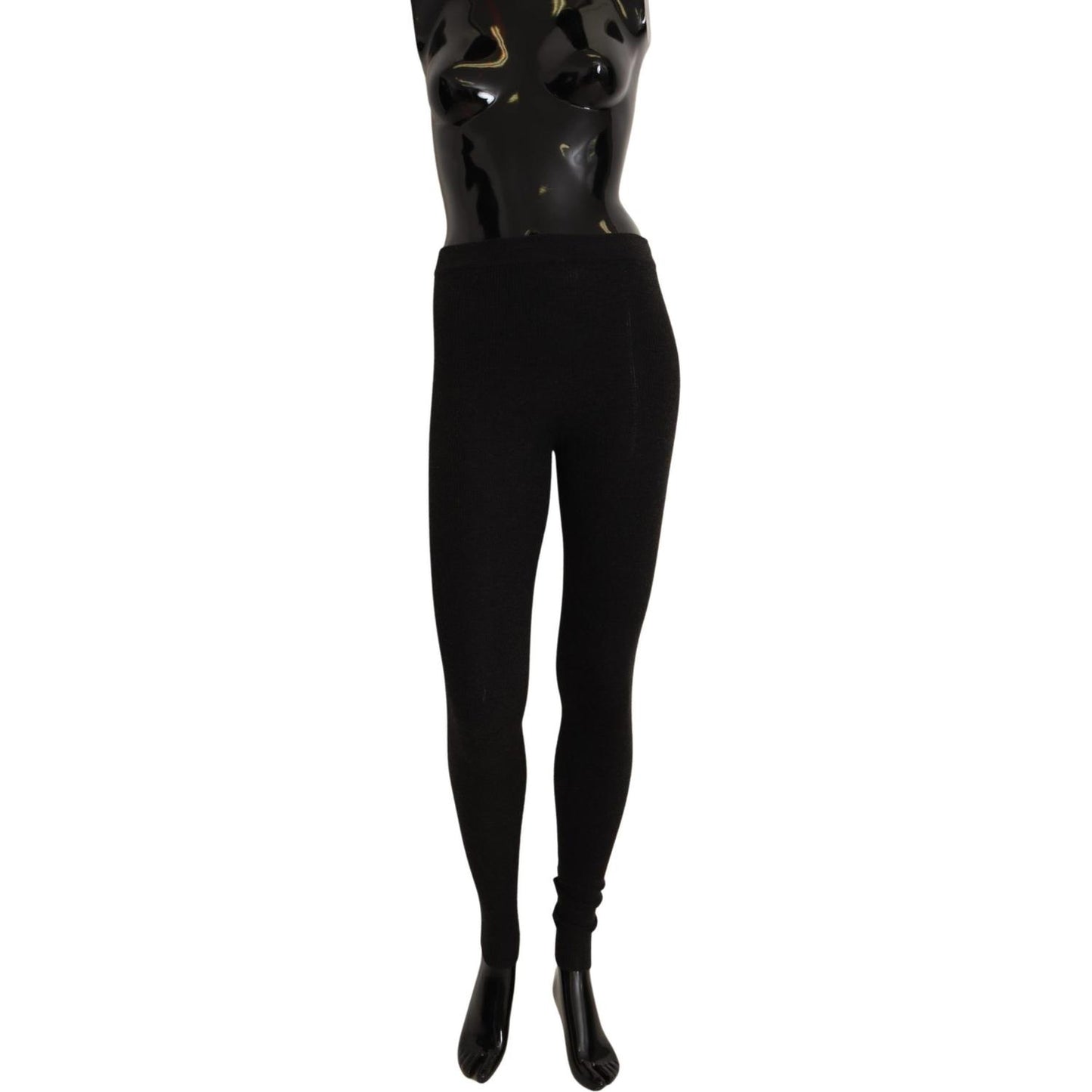 Dolce & Gabbana Gray Cashmere Tights Stocking Pantyhose Socks