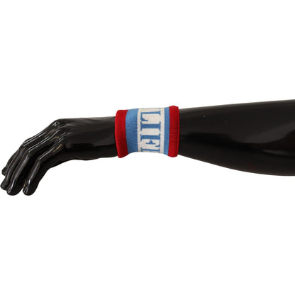Dolce & Gabbana Multicolor King Of My Life Cashmere Wristband Dolce & Gabbana