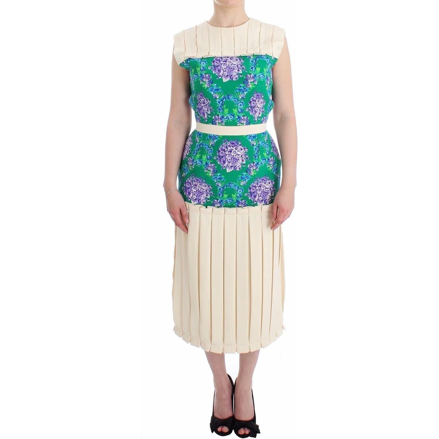 فستان كاتيرينا جاتا الأنيق متعدد الألوان بدون أكمام