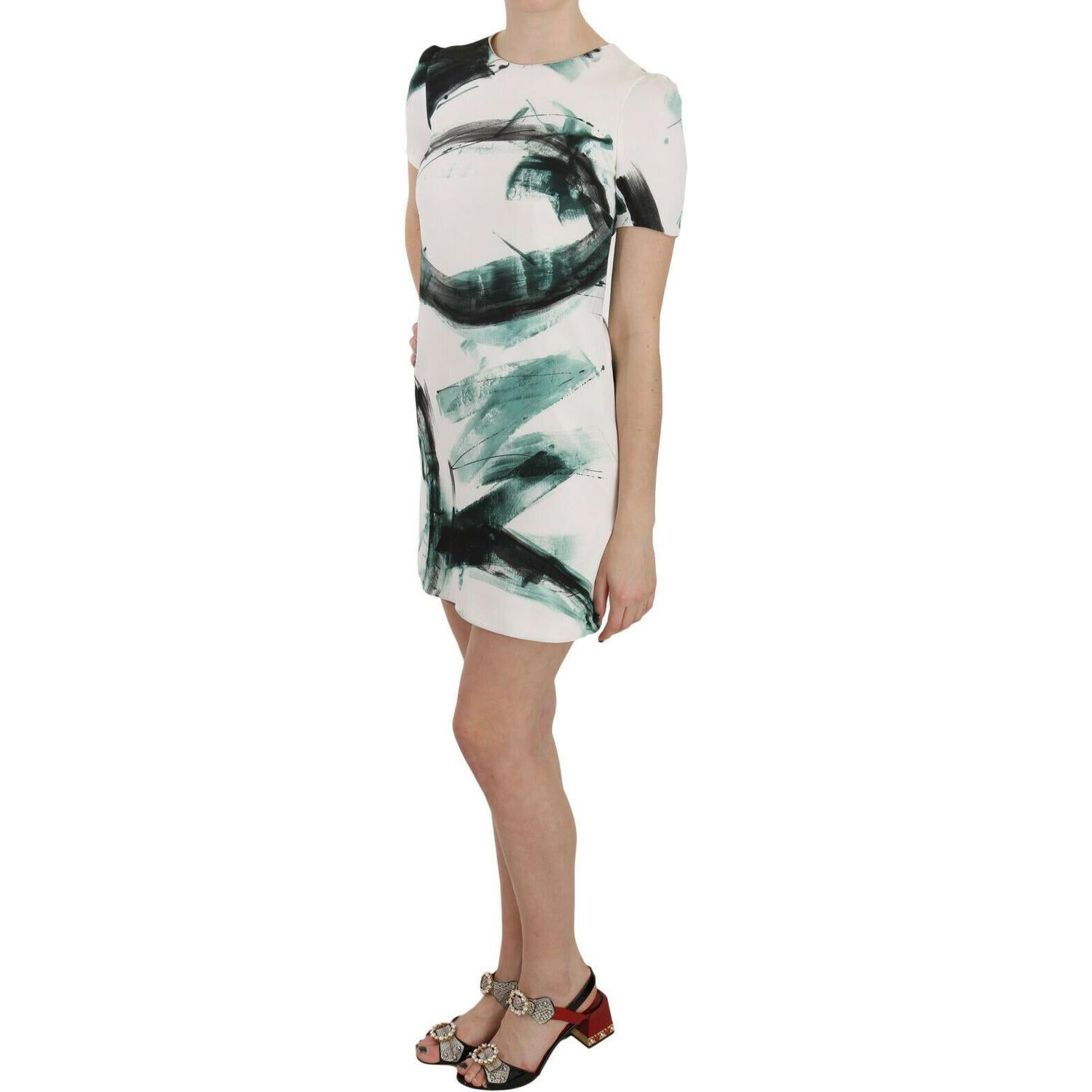 فستان قصير أنيق باللون الأسود من دولتشي آند غابانا