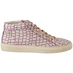 HIDE & JACK White Bordeaux Leather Casual Lace Up Sneakers Shoes MAN SNEAKERS