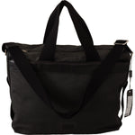 Dolce & Gabbana Black Denim Leather Shoulder Strap Messenger Bag WOMAN SHOULDER BAGS