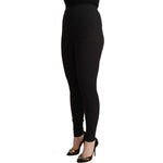 Dolce & Gabbana Black Virgin Wool Stretch Waist Tights Pants Jeans & Pants