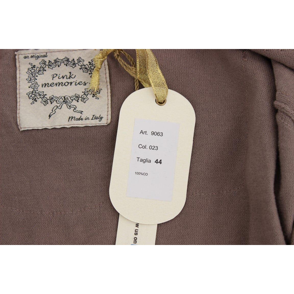 كنزة كارديجان أنيقة من القطن باللون الأرجواني من PINK MEMORIES