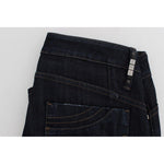 Costume National Blue Cotton Stretch Slim Fit Jeans