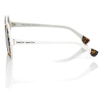 Frankie Morello White Acetate Women's Sunglass Frankie Morello Lavender
