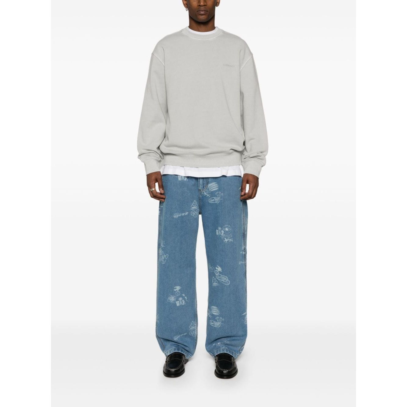 سترة CARHARTT WIP PRE باللون الرمادي